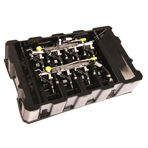 Porte-pièces gerbable - Stäger Verpackungen GmbH - emboîtable / antistatique / pour pièces