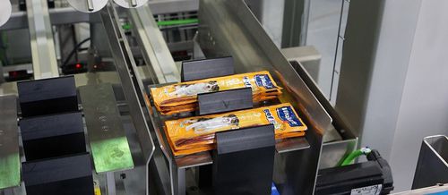 Encaisseuse horizontale - FlexLine - A+F Automation + Fördertechnik GmbH - robotisée / pour denrées alimentaires / de boisson