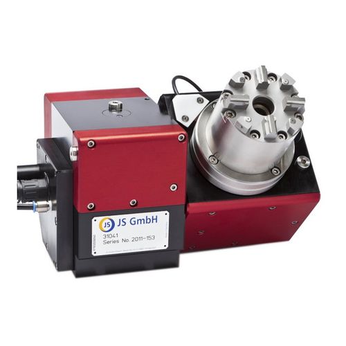 Plateau diviseur entraîné par moteur - JS-RT10100 - Carl Hirschmann GmbH - basculant / pour machine-outil / à vis sans fin