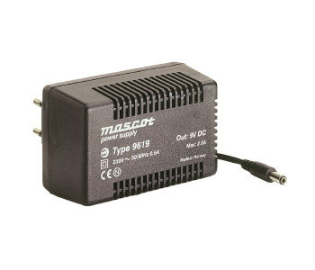 Alimentation électrique enfichable - 40.8 W, 12 - 24 V | 9819 	   - Mascot - AC/DC / à découpage / pour applications médicales