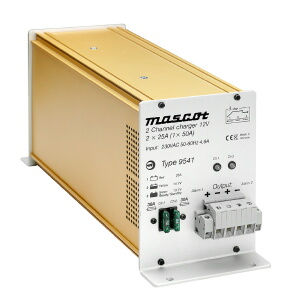Chargeur de batterie sur rack - 9541 X2   - Mascot - plomb-acide