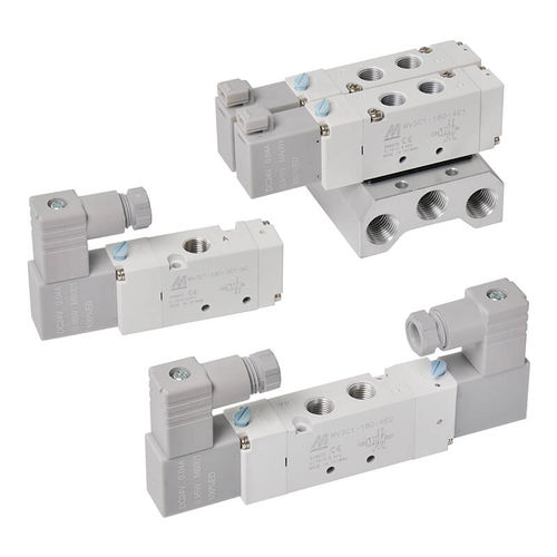 Distributeur pneumatique à tiroir - MVSC1-180 - Mindman Industrial - actionné par solénoïde / 5/2 voies / 5/3 voies