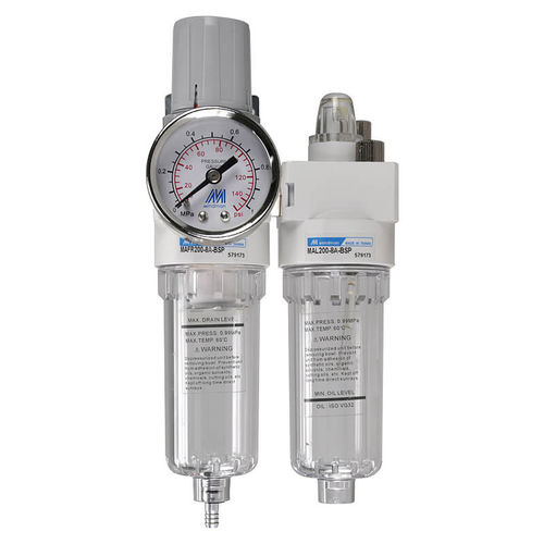 Filtre régulateur lubrificateur à air comprimé - MACP200L - Mindman Industrial