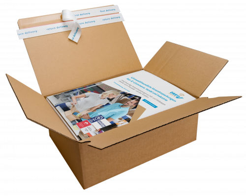Emballage en carton - PACKFIX RETURN - DREI V GmbH - de transport / pliable
