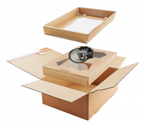 Emballage en carton ondulé - EASYSNAP - DREI V GmbH - de manutention / pliable