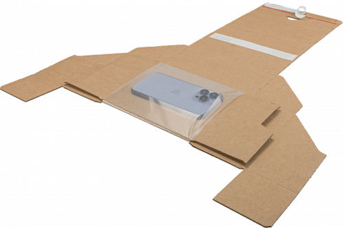 Emballage en carton ondulé - QUICKSNAP - DREI V GmbH - de transport / de manutention / pour téléphone portable