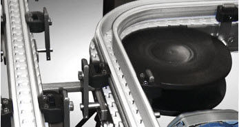 Convoyeur à chaînes - EURO-flex 55 - Euroflex GmbH - horizontal / vertical / de transport