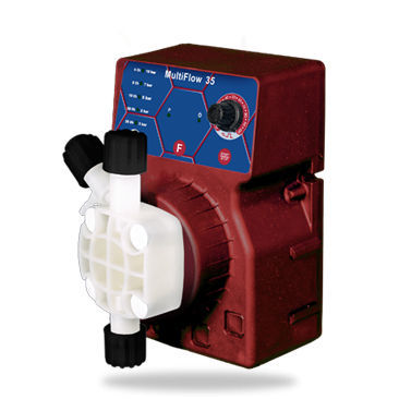 Pompe à membrane - MultiFlow 35 MA - Etatron D.S. - pour acide / entraînée par solénoïde / stationnaire