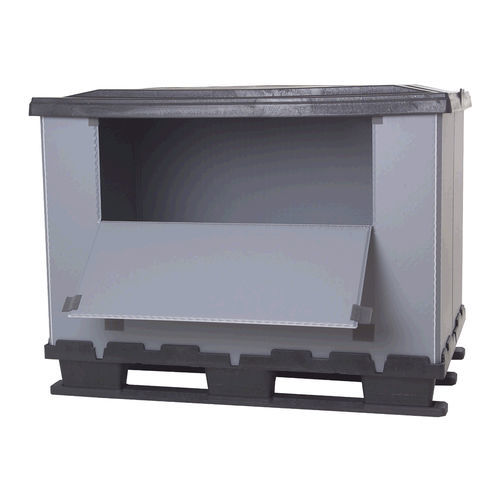 Caisse-palette pliable - K4 - Kiga GmbH - en plastique / de stockage / de transport