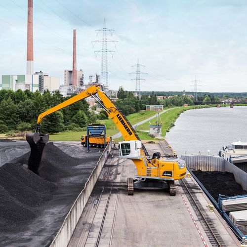 Pelle de manutention sur chenilles - LH 150 C - Liebherr Excavators - électrique
