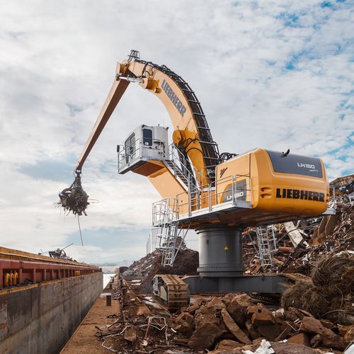 Pelle de manutention sur chenilles - LH 150 C - Liebherr Excavators - électrique