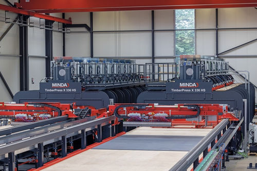 Presse hydraulique - TIMBERPRESS X SERIES - MINDA Industrieanlagen GmbH - de laminage / de process / de production