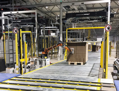 Machine d'étiquetage automatique - MINDA Industrieanlagen GmbH - pour emballage / de cartons / de palettes