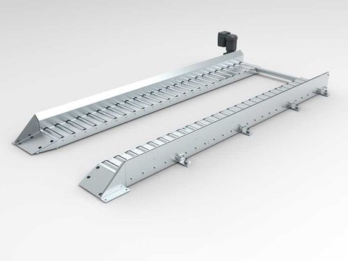 Convoyeur à rouleaux - Pamminger Verpackungstechnik Ges mbH - horizontal / d'alimentation / à moteur électrique