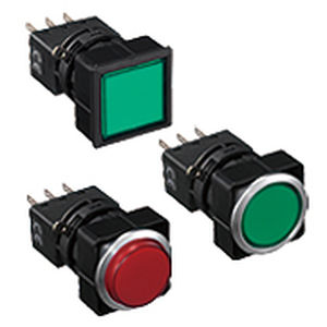 Bouton poussoir à ressort - LW series - IDEC USA - IP65 / miniature / électromécanique
