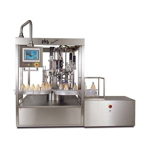Remplisseuse capsuleuse automatique - SYNCHRO - PKB Cosmetics, toiletry and fragrance filling line - pour produits cosmétiques