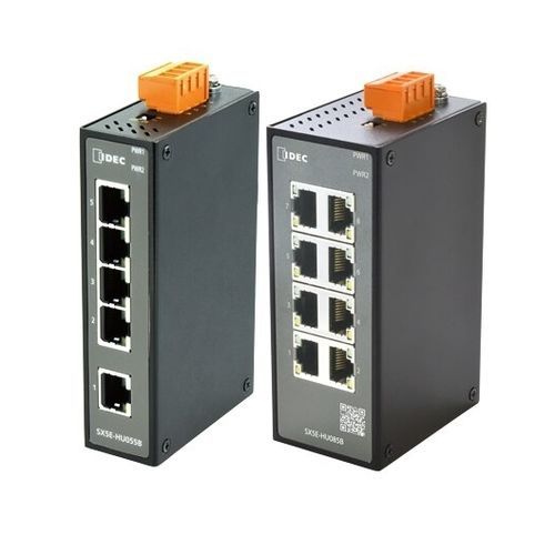 Commutateur Ethernet non administrable - SX5E series - IDEC - 8 ports / 5 ports / en boîtier