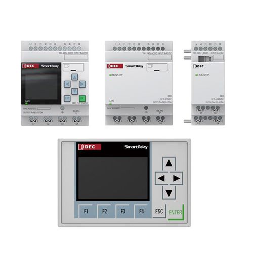 Relais programmable compact - FL1F SmartRelay - IDEC - micro / entrées analogiques / sorties relais