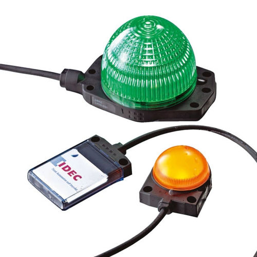 Voyant pour montage en surface - LH Series - IDEC - à LED / étanche / washdown