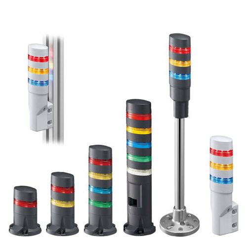 Colonne lumineuse à LED - LD6A Series - IDEC - à éclat / permanente / à 5 couleurs