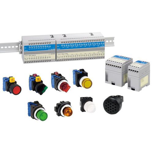 Barrière de sécurité électrique à sécurité intrinsèque - EB3L series - IDEC - pour rail / pour lampe