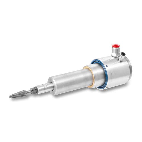 Broche pneumatique d'ébavurage - RWA 2-22 - BIAX - Schmid & Wezel GmbH - pour usinage / pour robots / monté sur bride