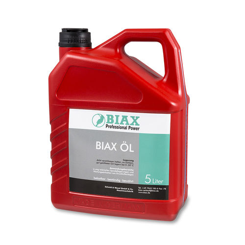 Huile de lubrification - BIAX - Schmid & Wezel GmbH - synthétique / pour outils pneumatiques