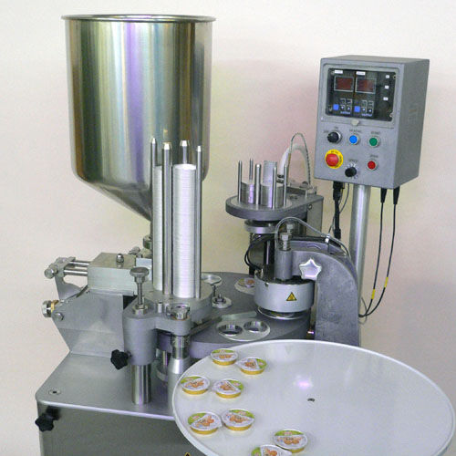 Remplisseuse / scelleuse automatique - ALKA-mat 2 - Romer Maschinenbau AG - rotative / volumétrique / pour produits alimentaires