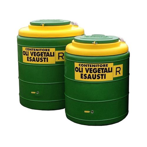 Conteneur de stockage - TankOIL - ALTARES SRL - pour produits chimiques / en polyéthylène / avec couvercle