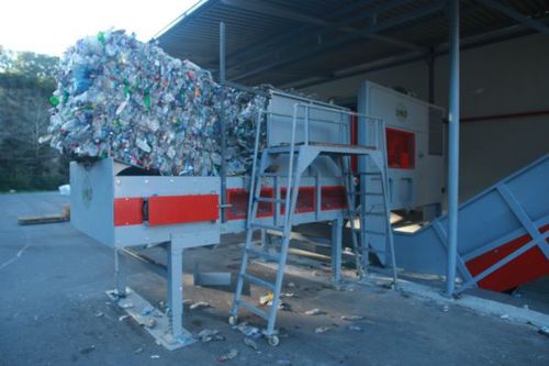 Ouvreur de balles automatique - BMCR SRL - pour le recyclage de plastique