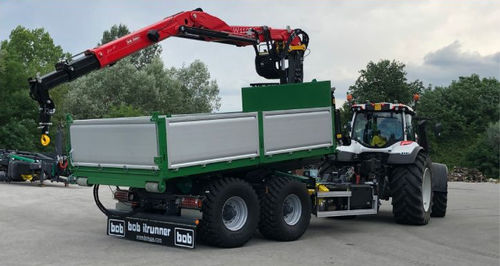 Grue montée sur camion - W 110 S3 - BOB SISTEMI IDRAULICI SPA - pliable / de levage / hydraulique