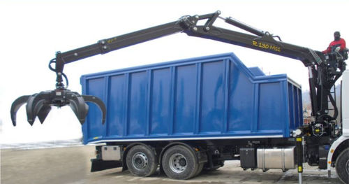 Grue montée sur camion - R 130 MS1 - BOB SISTEMI IDRAULICI SPA - articulée / hydraulique