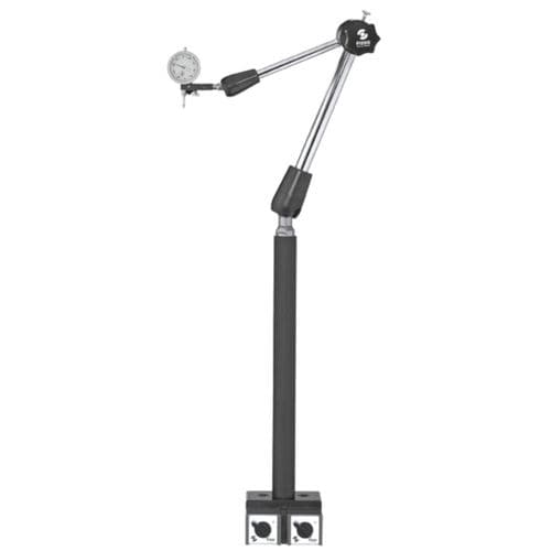 Support de comparateur articulé - 6400-63 F + S + DMM - Fisso - 3D / avec interrupteur base magnétique