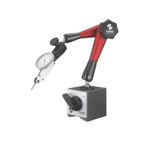 Support de comparateur articulé - A-20 P + M - Fisso - avec interrupteur base magnétique
