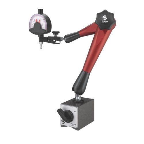 Support de comparateur articulé - A-33 P + SM - Fisso - 3D / avec interrupteur base magnétique