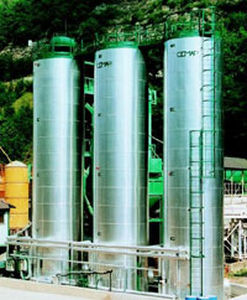 Cuve de stockage de bitume - SV series - COMAP SRL - pour asphalte / en métal / verticale