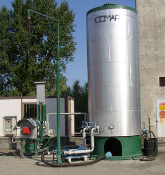 Cuve de stockage - SVG - COMAP SRL - chauffante / d'émulsion / en métal