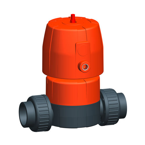 Vanne basse pression - 161614015 - GF Piping Systems - à membrane / à commande pneumatique / pour l'eau