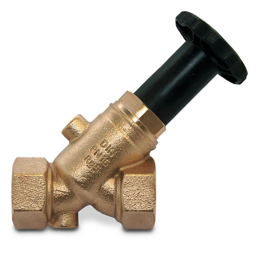 Vanne à siège incliné - 350895600 - GF Piping Systems - à soupape / avec volant / d'arrêt