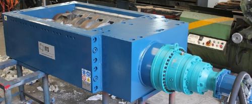 Déchiqueteur à deux arbres - H series - ITS SRL - SHREDDING & GRINDING SOLUTIONS - de déchets solides et en vrac / à couple élevé