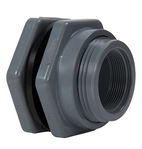 Raccord pneumatique - BFAS series - Hayward Industries, Inc. - à visser / en plastique / de traversée de cloison
