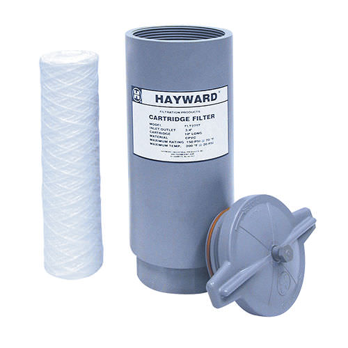 Cartouche filtrante pour solvant - FLT series - Hayward Industries, Inc. - pour filtration fine / PVC / pour filtres