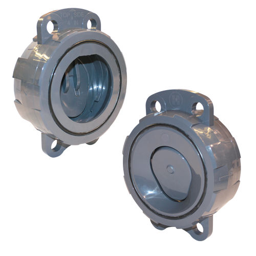 Clapet anti-retour à battant - WCV series - Hayward Industries, Inc. - wafer / en PVC / à ressort