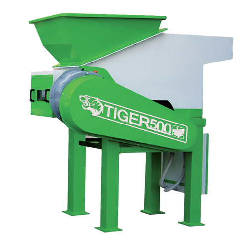 Déchiqueteur à 1 arbre - TIGER 500 - MONTALBANO SRL - pour le bois / pour câbles / papier