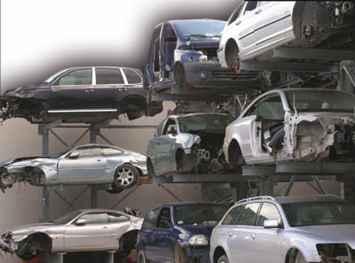 Plateforme pour parking à 2 niveaux - parcamento auto - MONTALBANO SRL - 3 niveaux / multiniveau
