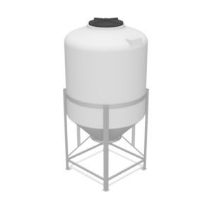 Cuve tronconique - XILO S, XILO M series - PLASTIC PROGET EUROPEAN SRL - de stockage / pour liquides / pour granules