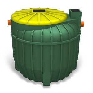 Cuve pour traitement des eaux usées - UNDER IMHOFF series - PLASTIC PROGET EUROPEAN SRL - en polyéthylène basse densité (PEBD) / cylindrique / de collecte de fluides