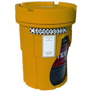 Caisse pour fûts - SUPERFUSTO CV - PLASTIC PROGET EUROPEAN SRL - en polyéthylène / de transport / empilable