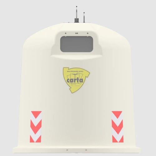 Poubelle en plastique - ECOBELL 2500 - ROPLAST SRL - à chargement vertical / pour papier