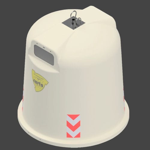 Poubelle en plastique - ECOBELL 3300 - ROPLAST SRL - à chargement vertical / pour papier